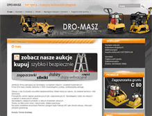 Tablet Screenshot of dro-masz.pl